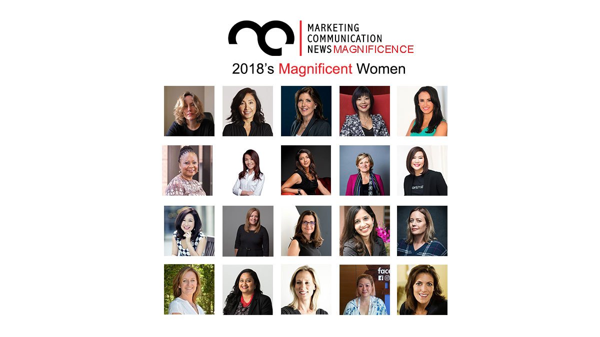 marcommnews's tweet photo. Here is Part 1 of our #Magnificent Women of 2018: @MSIXagency's Jess Burley, @GainTheory's Manjiry Tamhane, @SophieMaunderAl, @BBHShanghai's Christine Ng, @KimPerell, @kamakshis, @RoshniMahtani, @helenmcrae, @Cilla_Snowball, @annedemaupeou #IWD2018 https://t.co/IPgPdDl6a2 https://t.co/zMyPDhksAQ
