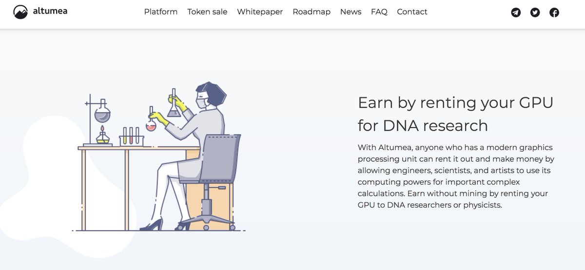 altumea_io's tweet photo. Did you know that we’ve upgraded our website? Now it has all the information you need to know about the #Altumea Project. #GPUcomputing #blockchain
https://t.co/ANhDLk8DBx https://t.co/mS0pXUwDd3