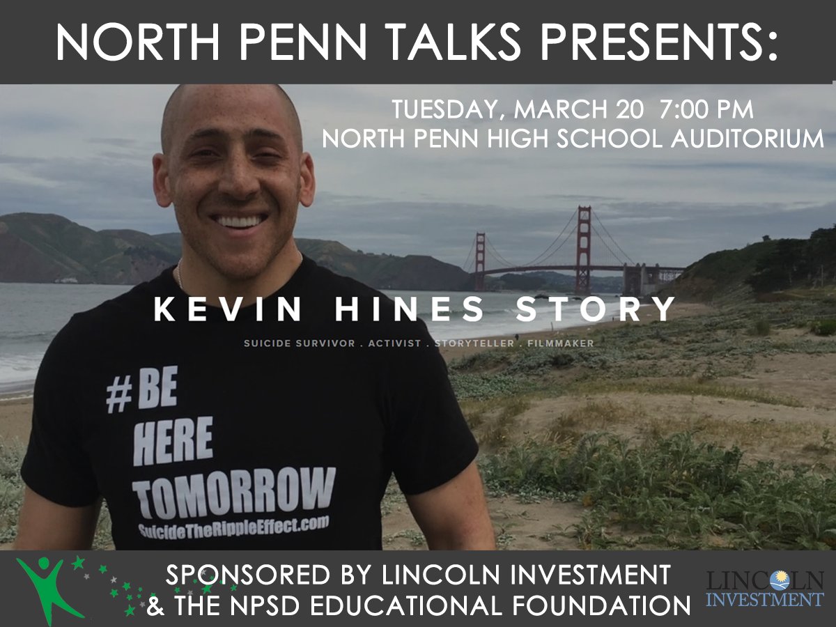 Kevin Hines is one of only 33 of the more than 1,500 people who jumped off the GG Bridge &amp; lived. You are invited to an evening pres. about helping students who might experience anxiety, stress &amp; other factors that negatively impact their mental wellness. bit.ly/2FFDWrc