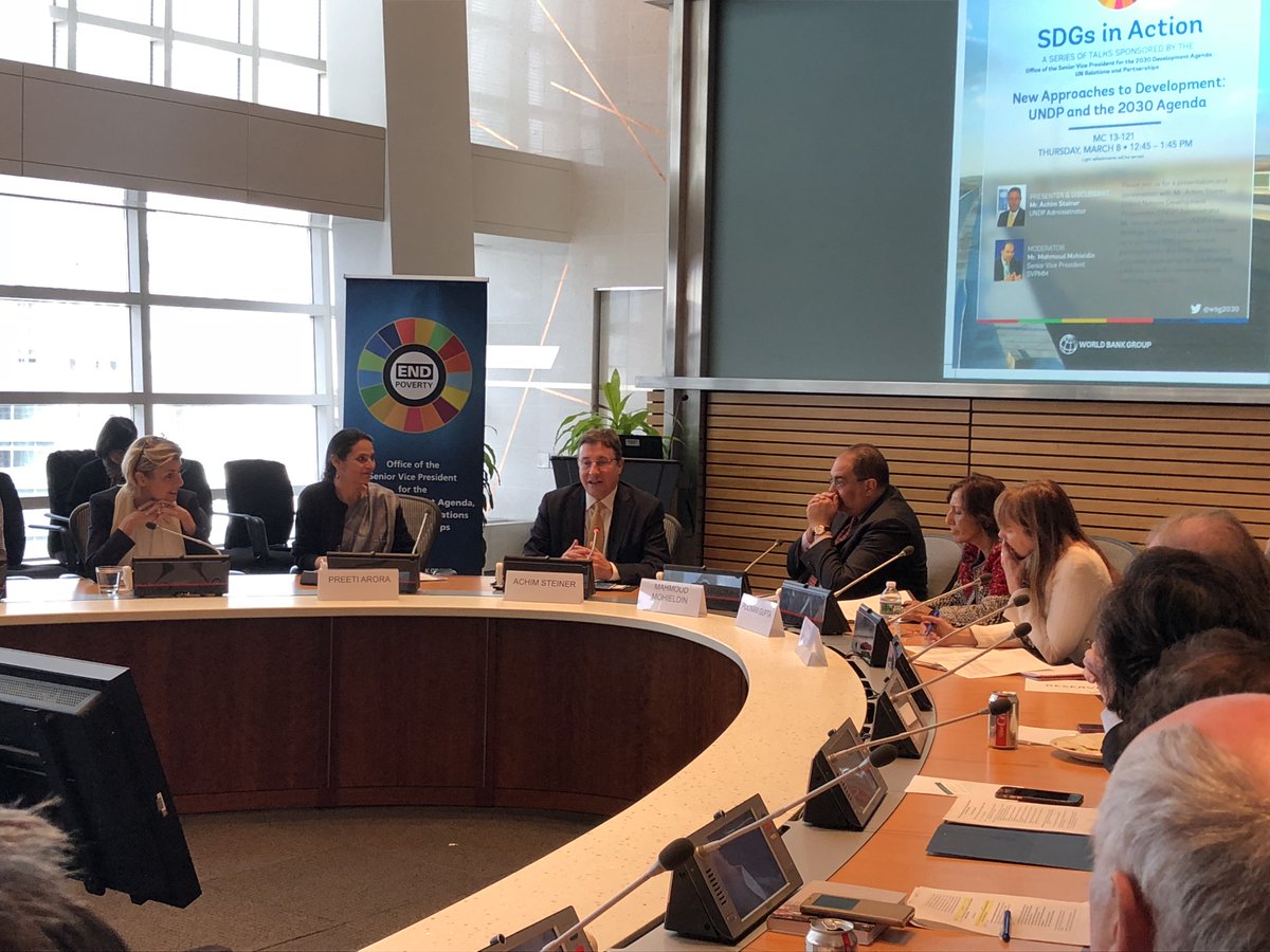 UNDPLive's tweet photo. "#SDGs are more well known today than the #MDGs ever were. 114 Governments have asked for @UNDP support to help them achieve the #GlobalGoals" @ASteiner at @WorldBank's #SDGsinAction event. https://t.co/4rX6NcInVJ #NextGenUNDP @wbg2030 https://t.co/UFvgxwyIjh
