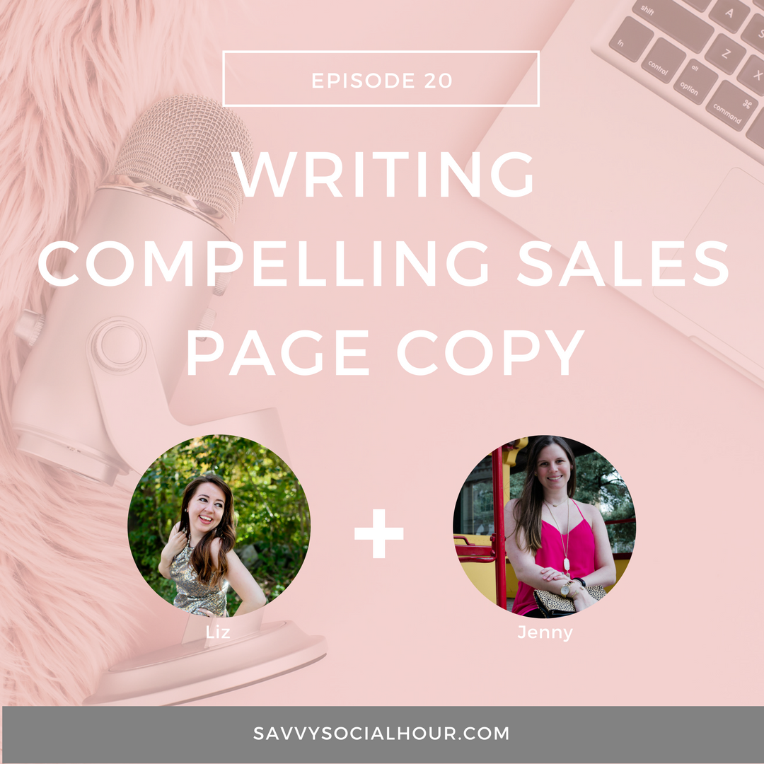 savvypodcasting's tweet image. Find out how ot write compelling sales page copy in today&apos;s episode with @LizTheresa! bit.ly/2D9x2oS #salespagetips #business tips