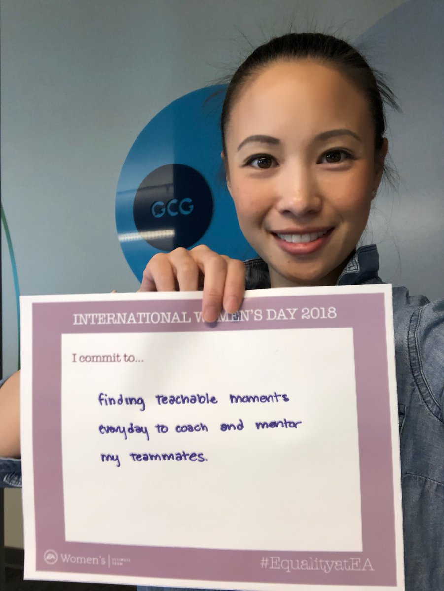 eshyu79's tweet image. Happy international women’s day! #EqualityatEA #IWD2018