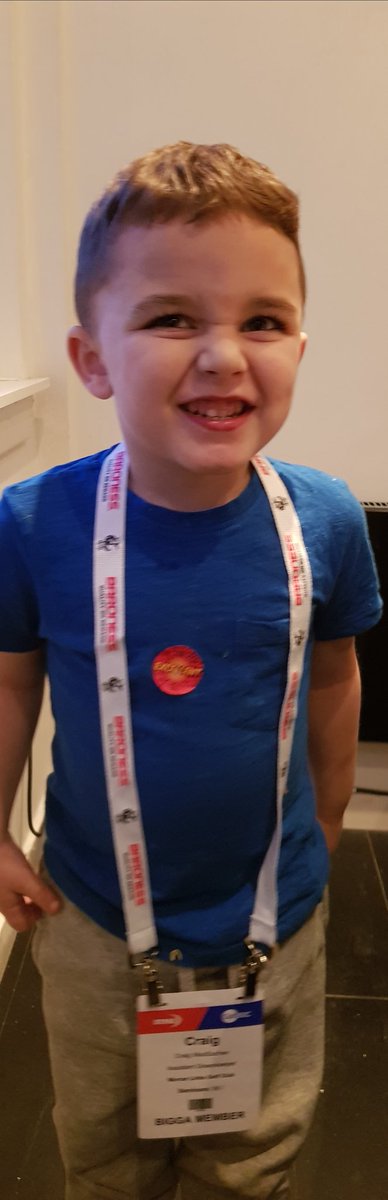 MurcarLinksDCM's tweet photo. Wee man finds my @BIGGA_BTME pass. Wonder what the show will be like for him! #FutureGreenkeeper @BIGGALtd https://t.co/5f602xtijs