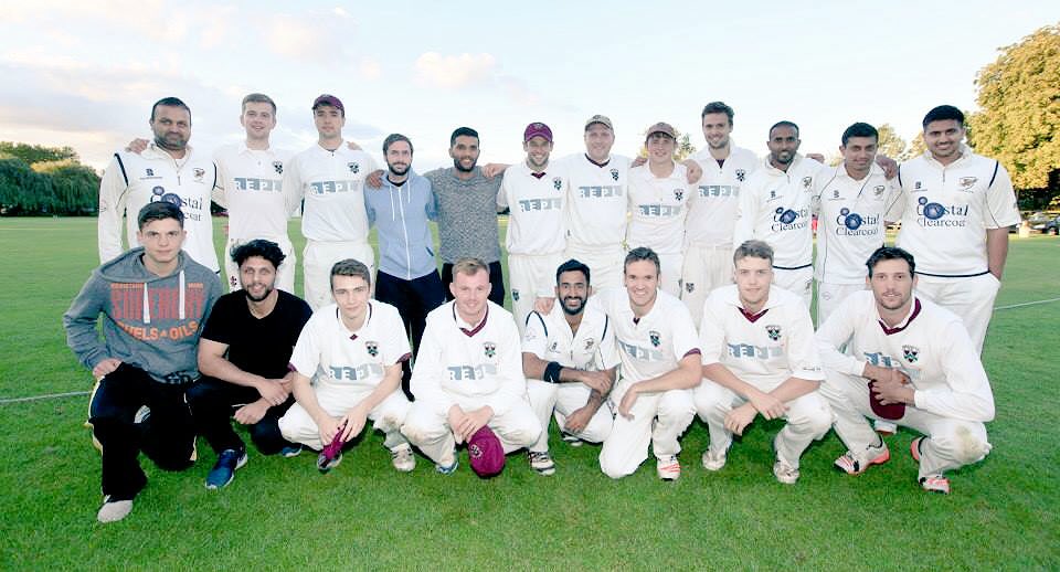 📸 | #TBT 

Throw back to our final game of the 2015 season, when we celebrated promotion with <a href="/CRHawksCC/">C&R Hawks CC</a> into Division 2. 
The lads will be hoping for the same in 2018

#Panthers2018 🐾