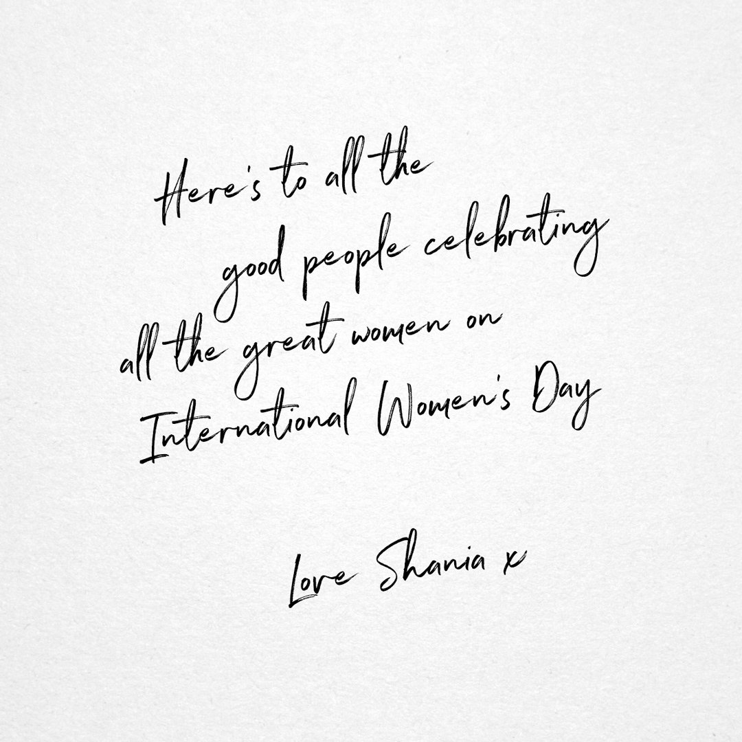ShaniaTwain's tweet photo. Let's go girls 😘 #IWD2018 https://t.co/aFIGMaB2vl