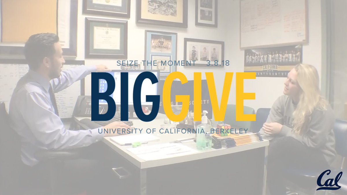 UCBerkeley_ASC's tweet photo. The moment is now! Your generosity directly impacts Berkeley's exemplary Student Athletes.  Give to the Athletic Study Center and make an impact today! #CalBigGive  #GoBears https://t.co/Saa6EYNIff