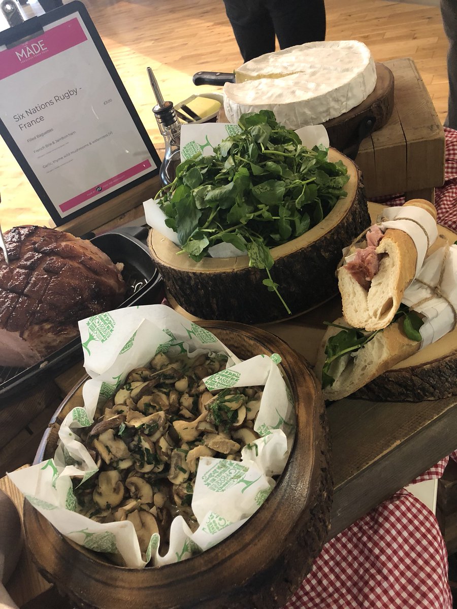 SixNationsRugby-France. Filled made in house classic French Baguette, Crepe or Crème caramel@O2 BathRoad <a href="/J_Saunders23/">Jenny Saunders</a> <a href="/bathroadfood/">@bathroadcatering</a> <a href="/lloydie1/">lloyd burford</a> <a href="/vickiwright47/">vicki wright</a>