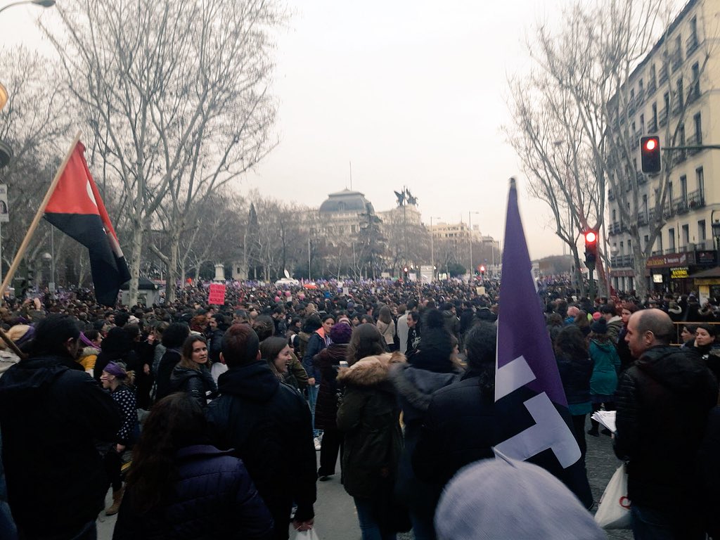 #MadridSePara #8deMarzoHuelgaFeminista #AvancemosXLaIgualdad #NosotrasParamos #JuntasSomosMasFuertes #ESTAPASANDO #JuntasLuchamosJuntasAvanzamos 💪
