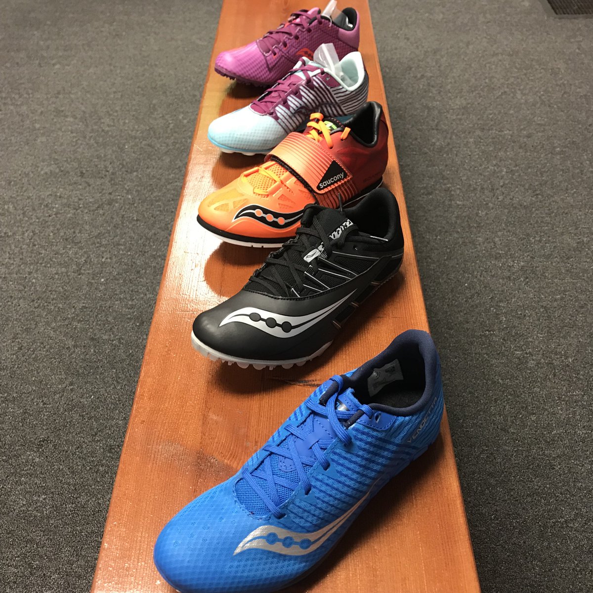 UpNRunningEburg's tweet photo. Our spike sale is going on now through all of the spring track &amp; field season!

If you need new trainers, spikes, or both we are here to help you find the best pair for your feet and events. Plus, save 50% on spikes when you buy both new trainers and spikes together! https://t.co/LSfRmHPPCk