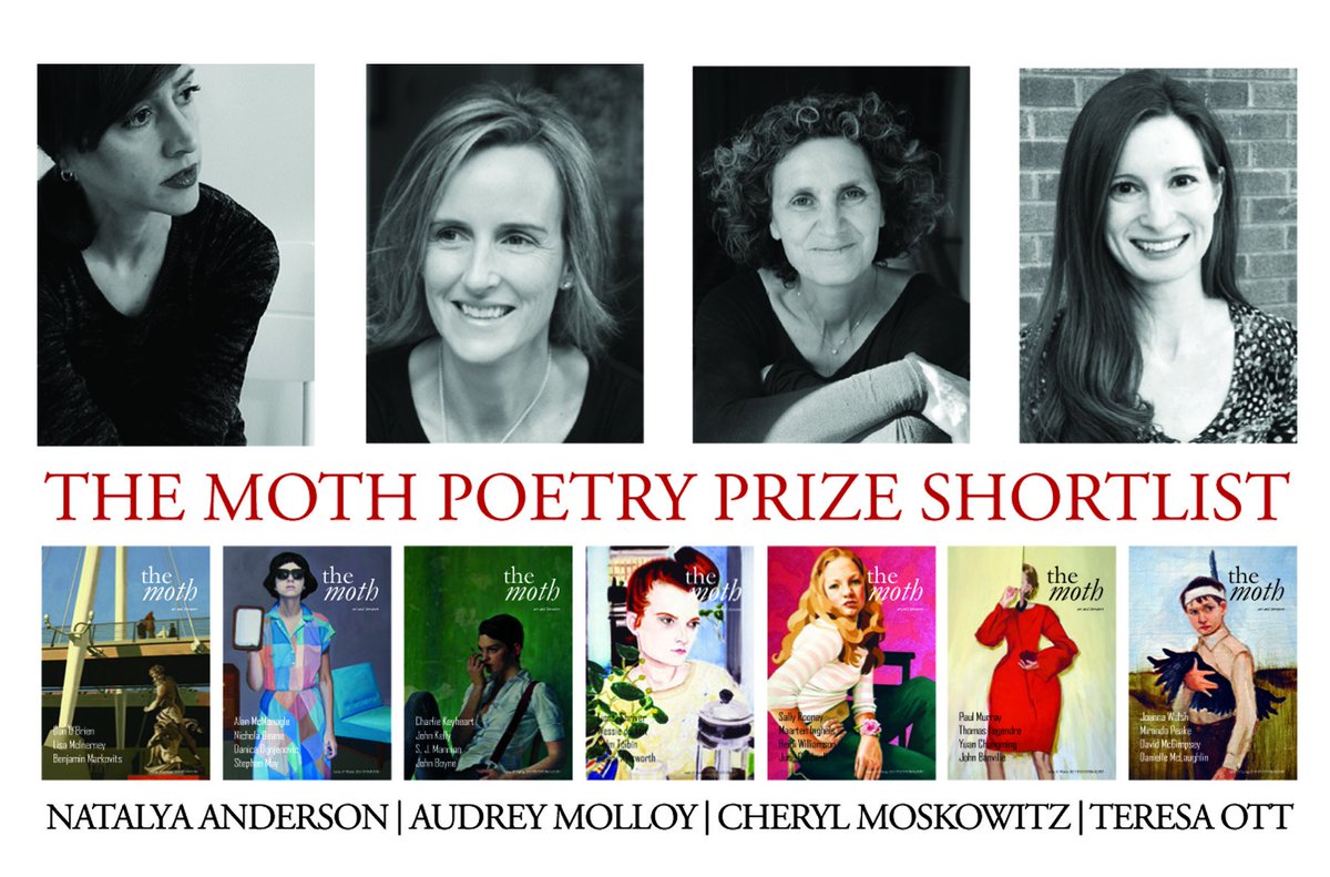 LoveReadinguk's tweet photo. Absolutely delighted to see that this year's Moth Poetry Prize has an all-female shortlist! Discover more about @themothmagazine here: https://t.co/bxjSf4iiEp https://t.co/PM5DIuLl9W