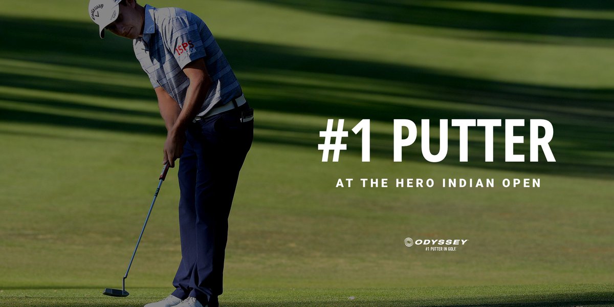 odysseygolf's tweet photo. Putters in play at the Hero Indian Open:

Odyssey - 8⃣4⃣ (over 58% of field)
O-Works - 3⃣3⃣
Closest competitor - 31

Our guy @GrilloEmiliano (Toulon San Diego) has the lead after Day 1.

#Microhinge #1PutterInGolf https://t.co/XTno2icWl0