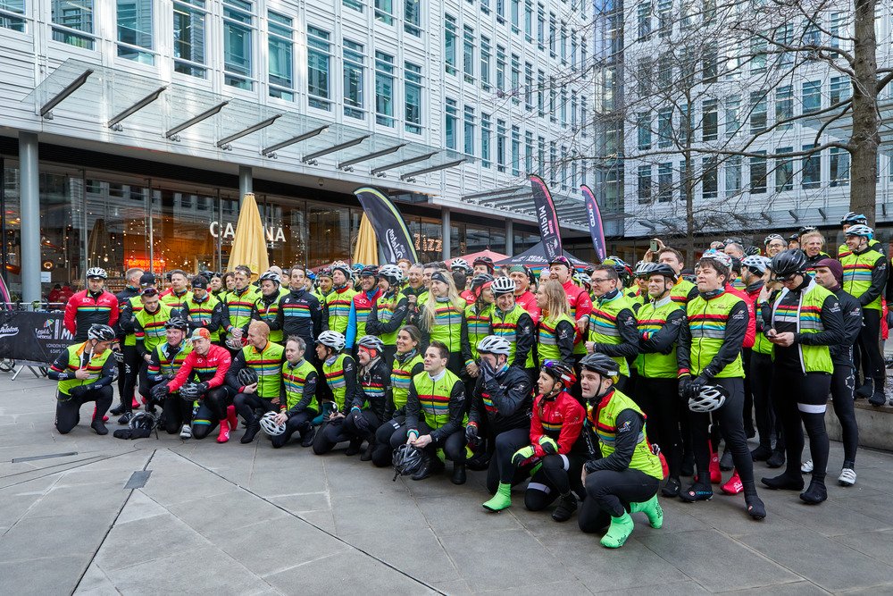 MakeArchitects's tweet photo. First day done for our @FlFrotscher, @SimonJRobins &amp; the 200 property professionals doing @lgim #CycletoMIPIM. Bit of a nippy start today but hopefully the sun will be shining upon you in France tomorrow!
#MIPIM18 https://t.co/KafzDqs2ND