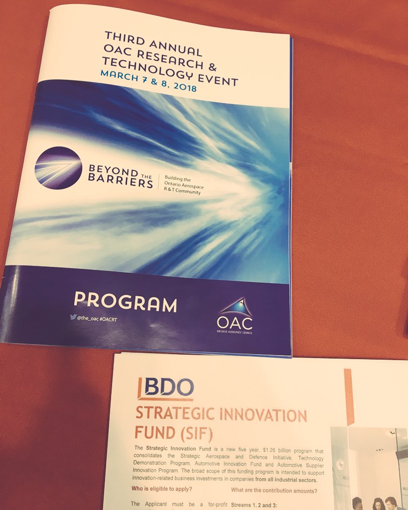 the_oac's tweet photo. UP NEXT Industrie 4.0 Panel Moderated by Paul Boucher of @BDOManufacture featuring @LynchGroup @MHICanada @SiemensCanada @FirantechnologyGroup #OACRT https://t.co/8FgQw7zESL