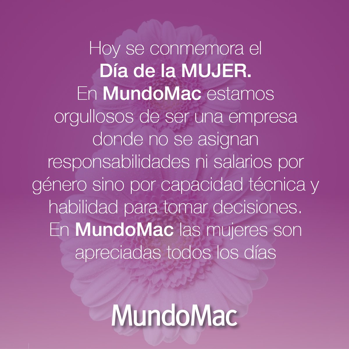 MundoMacUY's tweet photo. @MundoMacUY Conmemora el Día de la Mujer. #DiaDeLaMujer https://t.co/is9NLTQyiA