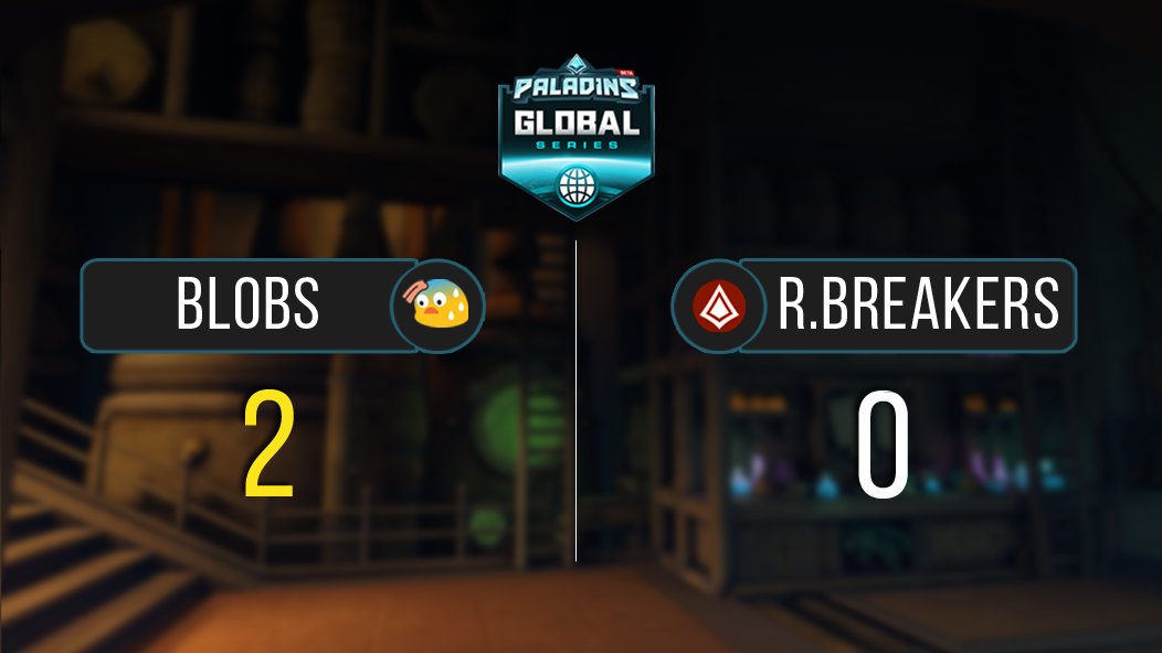 BlobSweats's tweet photo. Blobs takes the semi-final against @RealmbreakersGG 2-0! Good Games! 

@PaladinsGame @PaladinsPro @PaladinsWorld https://t.co/KGG8Ezm2lH