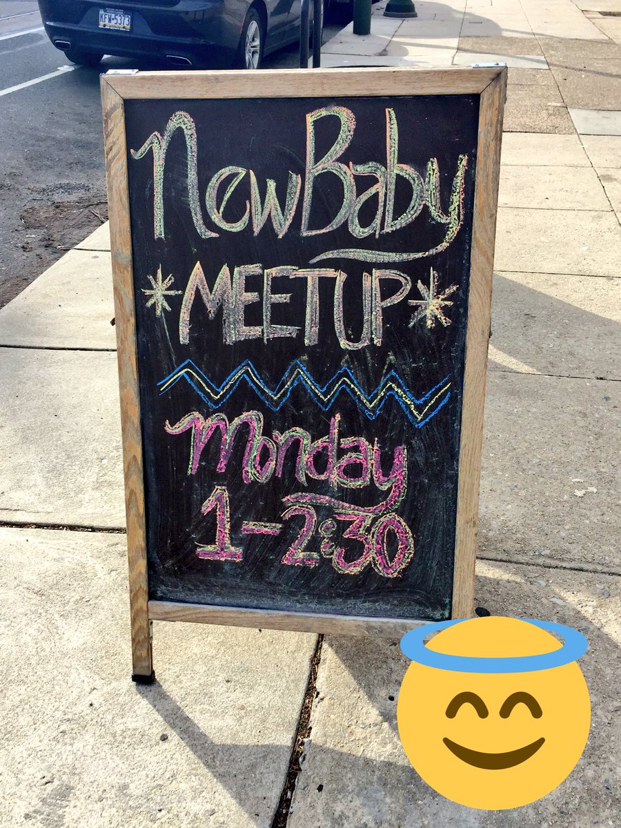 THIS is local, customer-centric marketing! They sell baby stuff:) #localmarketing #meetup #providevalue <a href="/NestingHouse/">The Nesting House</a>