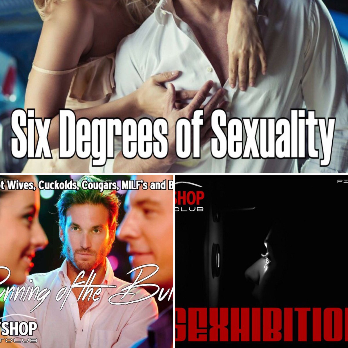 couplesfest's tweet photo. Saturday Night Lineup:
Canton: Six Degrees of Sexuality (what color will you wear?)
Pittsburgh: Sexhibition (do you want to be watched?)
Toledo: Running of the Bulls (Hotwives, Cuckolds &amp; Bulls)

https://t.co/WdLBLpqniJ https://t.co/vSgRAA5KHw