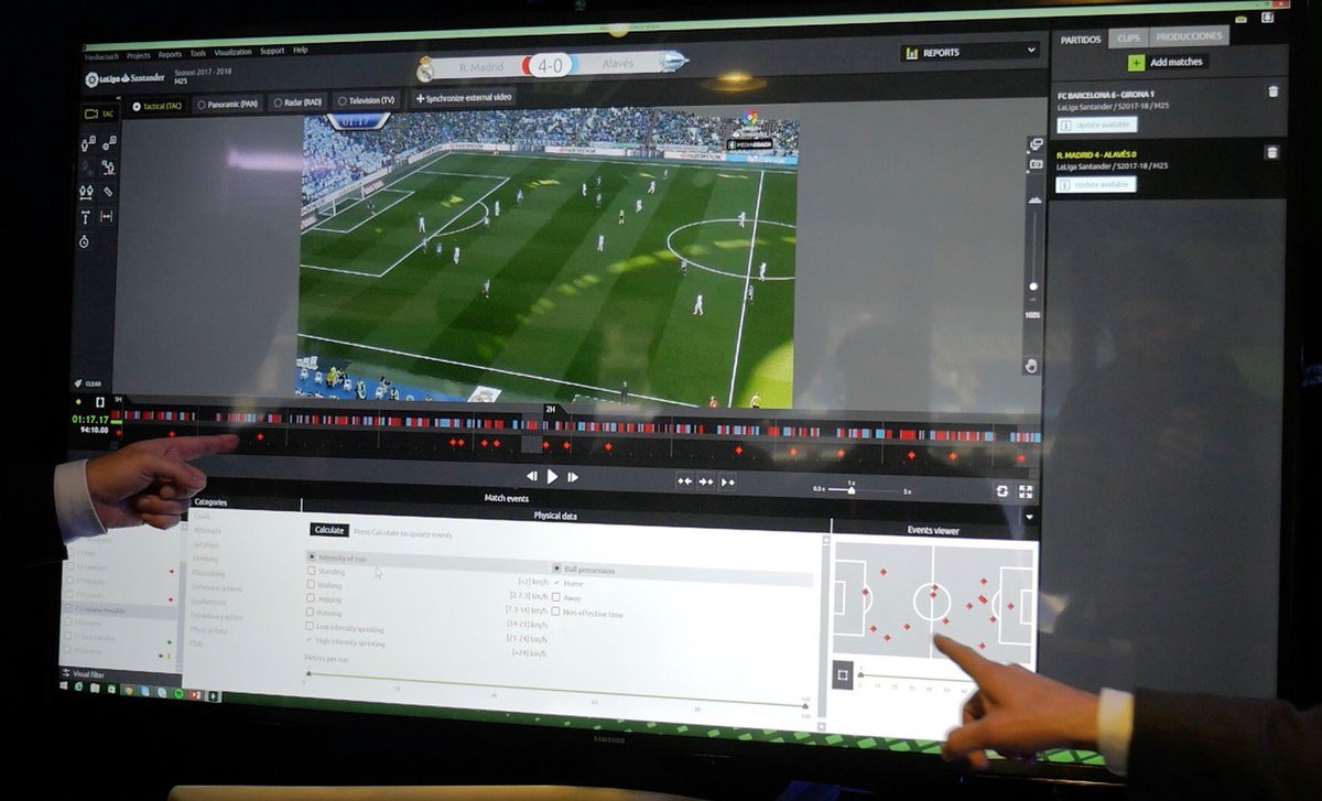 _AlbertVinas's tweet photo. Gran artículo de @xataka sobre las novedades tecnológicas de @LaLiga. Muchos años de intenso trabajo de los chicos de R+D de @GrupoMEDIAPRO y @Interactius_UX para conseguir una herramienta revolucionaria en el mundo del #futbol. 
https://t.co/GtWhqy8XDn https://t.co/ekoGfPDi8t