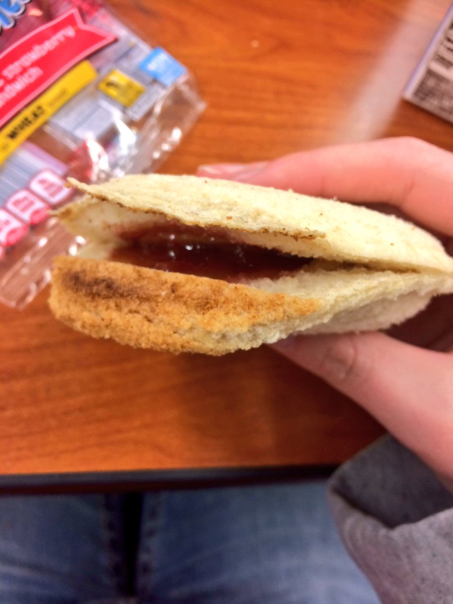My uncrustable has crust!