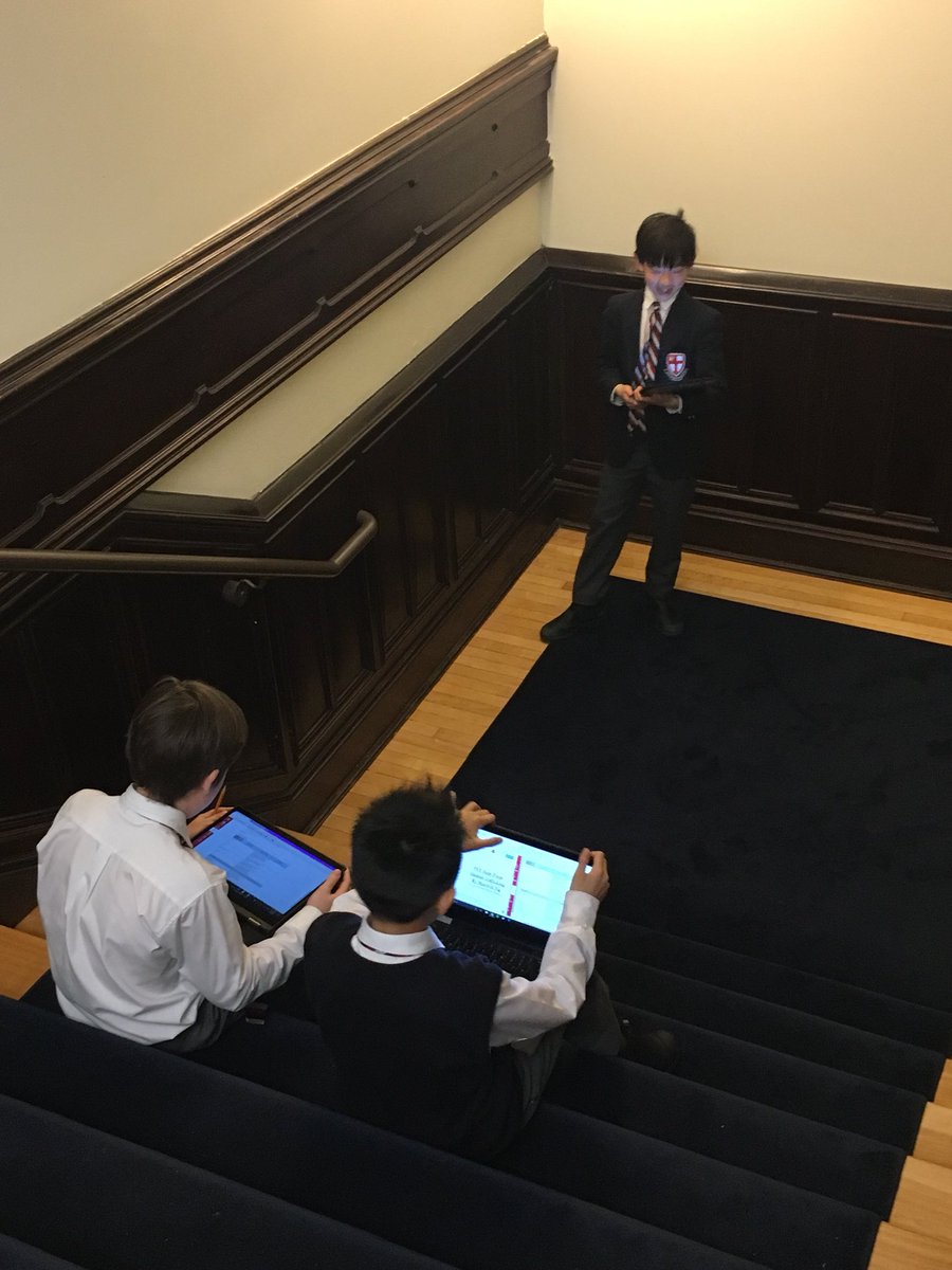 StGeorgesGrade6's tweet photo. #6JD and #6GG practicing and giving feedback in preparation for our Poetry Slam tomorrow! https://t.co/wQhuKKqUJy