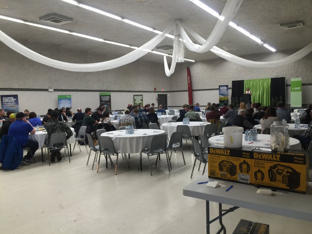 alaynaschmidt's tweet photo. Well the first annual BASF Peace Country University went down without a hitch! Thanks to everyone who shared their knowledge, time and attendance with us! #peacetweets #neverstoplearning @BASFAgSolutions https://t.co/kZbMvraWAi