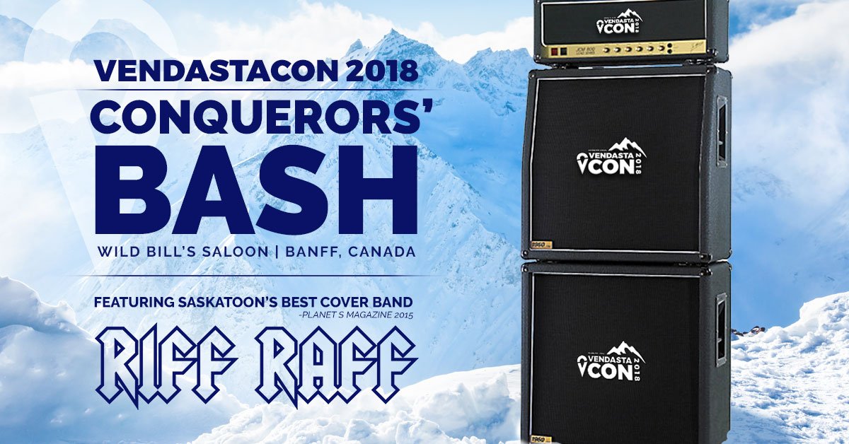 RiffRaffBand's tweet photo. Proud to headline the official party at Canada's hottest local digital marketing conference -  this April in Banff. @VendastaCon #ConquerLocal https://t.co/nDgI1tMjgo