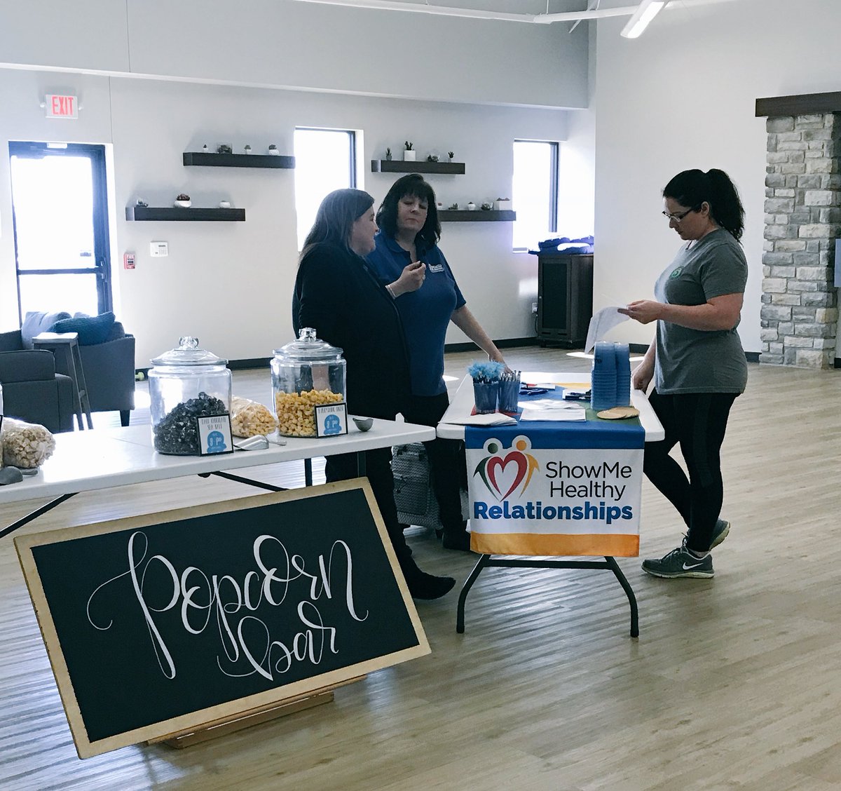Come learn more about ShowMe Healthy Relationships and the classes we’re offering at VU soon!  We are hosting a little Q&amp;A in Papa studio, so stop by between 1-2 and  you’ll get a little GoPo popcorn treat as well! #vurocks