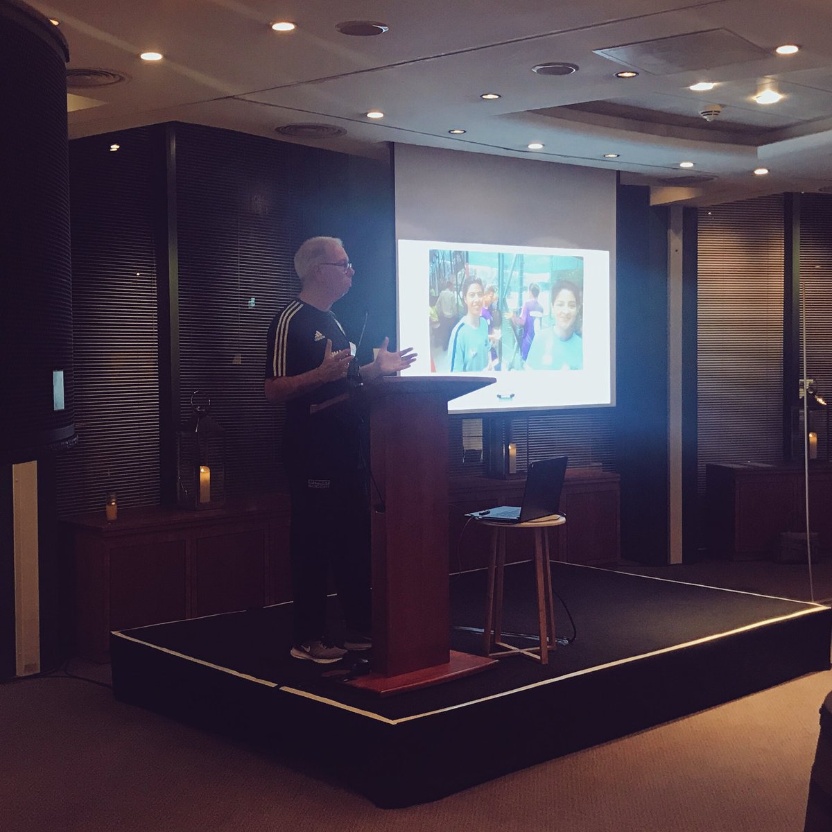 SSS_NicoleS's tweet photo. Our very own @SSS_AndyHook discussing the positive change through football for women not only here but in India where we work in collaboration with @slumsoccer #internationalwomensday #positivechangethroughfootball #collaboration #HeadInTheGame https://t.co/bPmIP7JJ6h