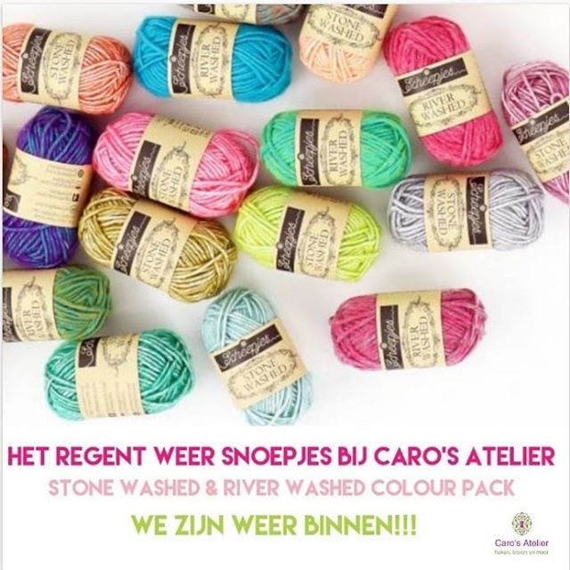 CarosAtelier's tweet photo. We zijn weer binnen!! 50 heerlijke mini bolletjes zowel in gewone als XL versie 💕
Wacht niet te lang want we vliegen de deur uit!
➡ link in de bio!
#scheepjes #carosatelier #stonewashed #riverwashed #riverwashedxl #haken #crochet #crochetersofinstagram https://t.co/QPt5Gy7r11 https://t.co/zwDcWvkdOx
