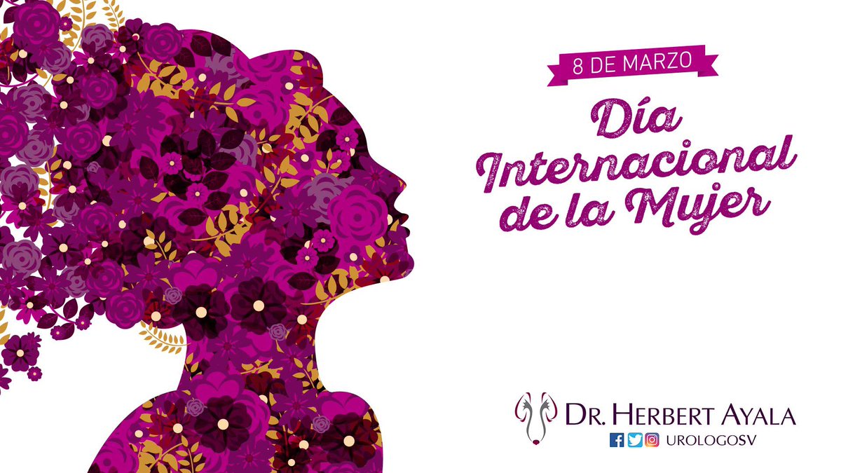 UrologoSV's tweet photo. Feliz #DiaInternacionalDeLaMujer a todas esas mujeres luchadoras wue día a día hacen mejor nuestro mundo #DiaDeLaMujer #InternationalWomenDay2018 #WomensDay2018 #urologosv #ElSalvador https://t.co/mA3HyUkWHT
