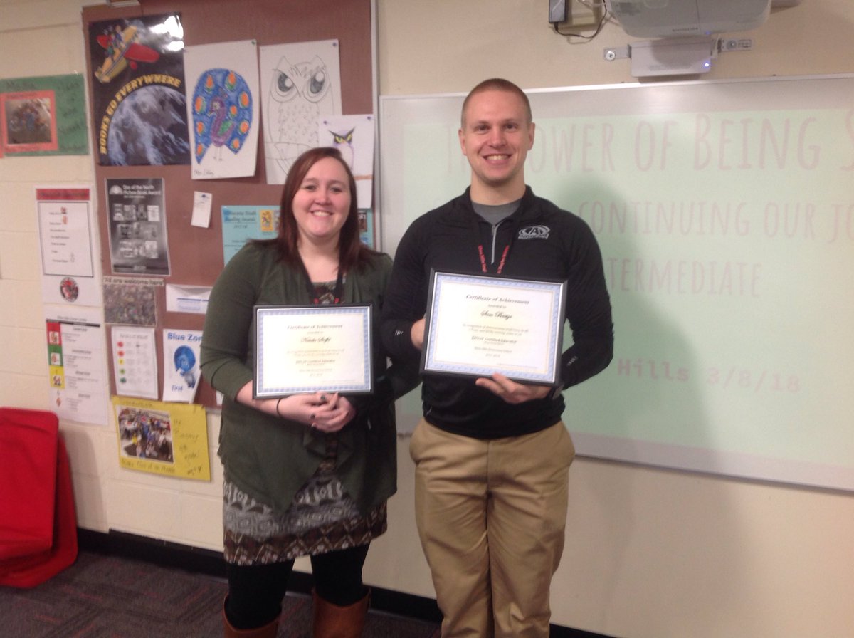 Two more Certified ENVoY teachers at Elton Hills 
Way to go Natalie and Sam!
#Elton_Hills