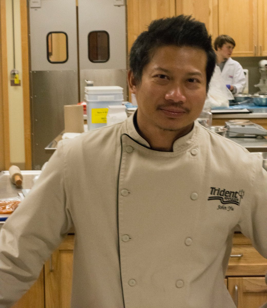 wildAKpollock's tweet photo. “The seafood industry is surprisingly smaller than I thought.  It is so close knit that it feels like we are one big family.” –Chef john Yu of @tridentseafoods #fishchampion https://t.co/R1PrfxDGsZ