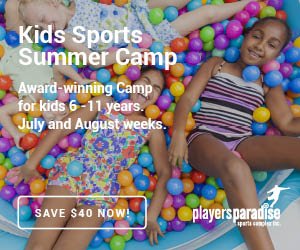 Early-Bird Summer Camp Registration is OPEN!  Save $40 per week if you sign up by April 3rd.  Don't miss out on our Award-winning Sports camp for 6-11 yrs! playersparadisesoccer.com/pages/kids-sum…