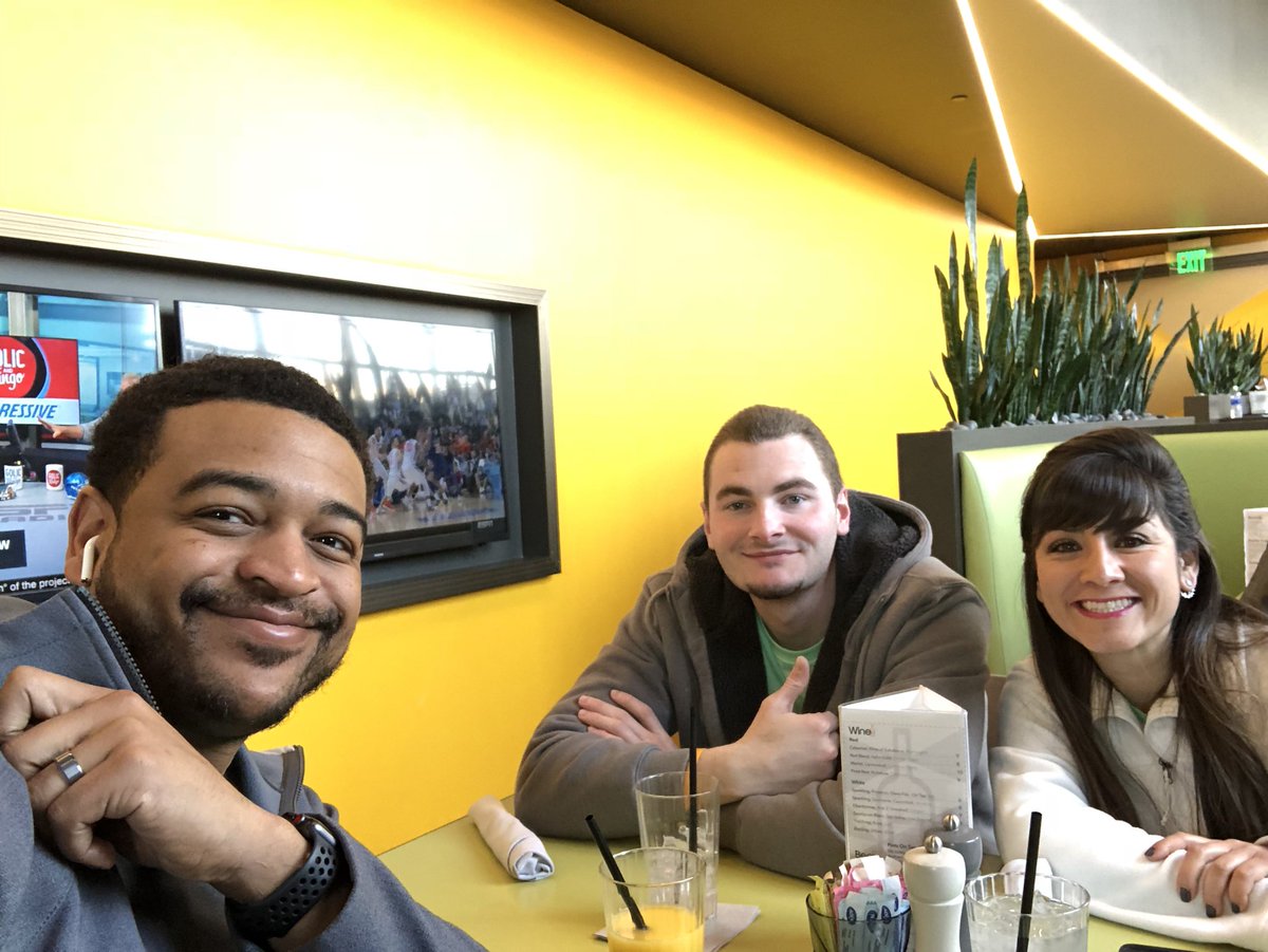 T0nyT0niT0ne's tweet image. Breakfast with the SQUAD! #TheU Ready for KICKOFF #OKCWay #POWERcentral #MidStatesProud