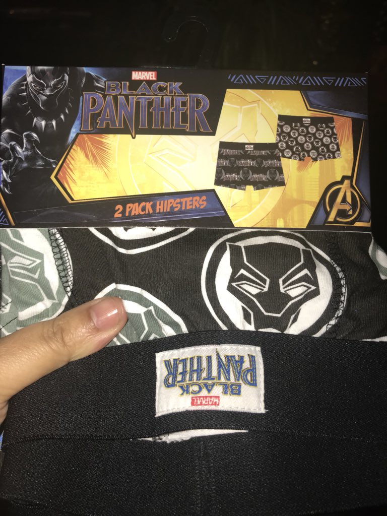 Rosamojo's tweet image. Got my white bf some black panther pants so that when I’m premenstrual I can accuse him of cultural appropriation #internationalwomensday win #coloniser