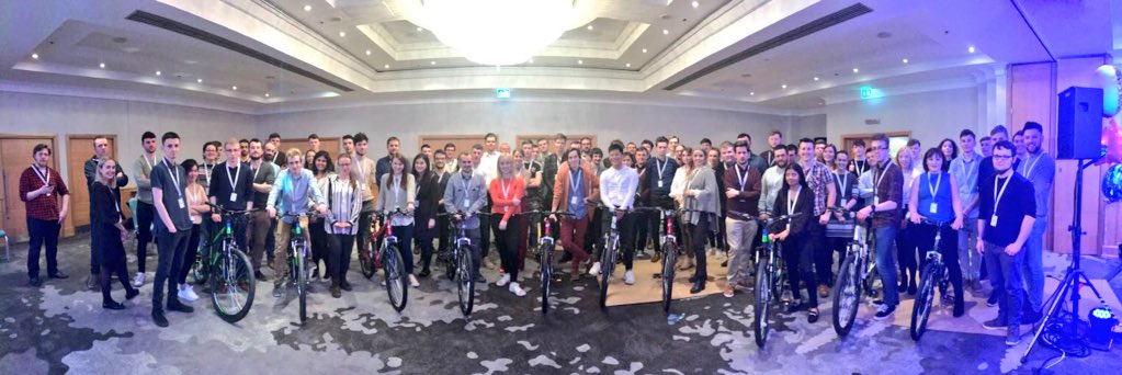 OrangeworksIE's tweet photo. Outstanding result @ConradDublin today with #BuildABike #CSR #Teambuilding with #SAPIreland - 10 brand new mountain bikes making their way to #MSIreland 🚲 https://t.co/DEj6XF5prZ