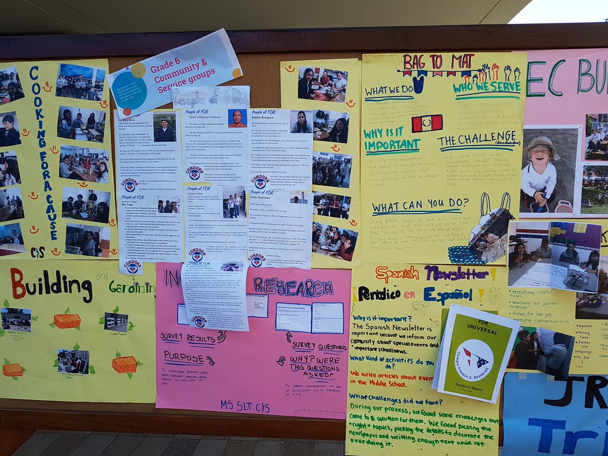 Not sure what Community & Service group to join in semester 2? Check out the display in front of the MSO to find out more! @FDRMiddleSchool #FDRROCKS #servicelearning #learningservice
