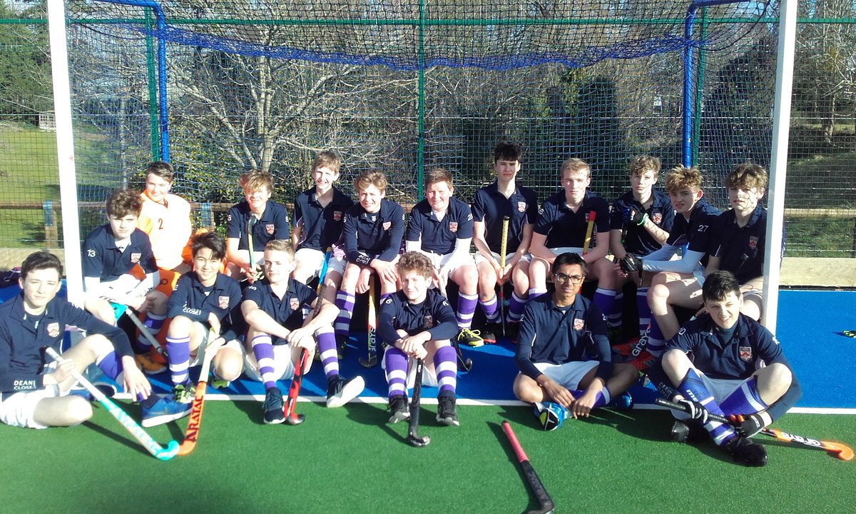2018 Junior House Hockey Champions! Well done boys.