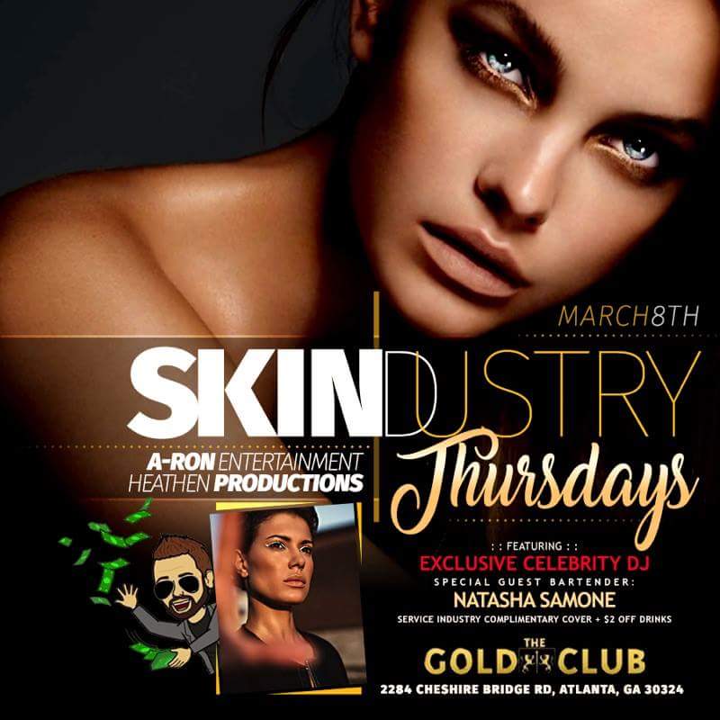 Merica_Strong's tweet photo. Skindustry Thursdays at The Gold Club. Last week was lit so don't miss it! Free entry &amp; $2 off drinks with an Industry card. Come party with the hottest ladies in Atlanta! #goldclubatlanta #strippers #atlantanightlife #skindustrythursdays #exoticdancers #stripclubs #industrynight https://t.co/h9Czp8sB3w