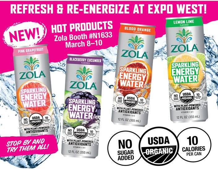 #ExpoWest2018 find us here today! We'll be sampling our latest line of delicious &amp; energizing Sparkling Energy Waters! Cya there!