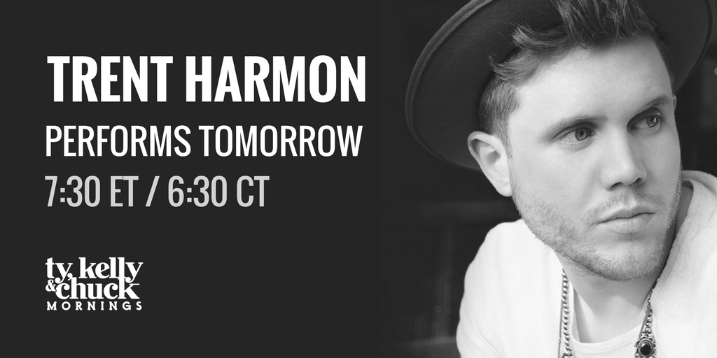 NASHFM951's tweet image. The reigning @AmericanIdol winner @trentharmon will perform his NEW song #YouGotEmAll in-studio to kick off your weekend with @TyKellyandChuck in the morning!