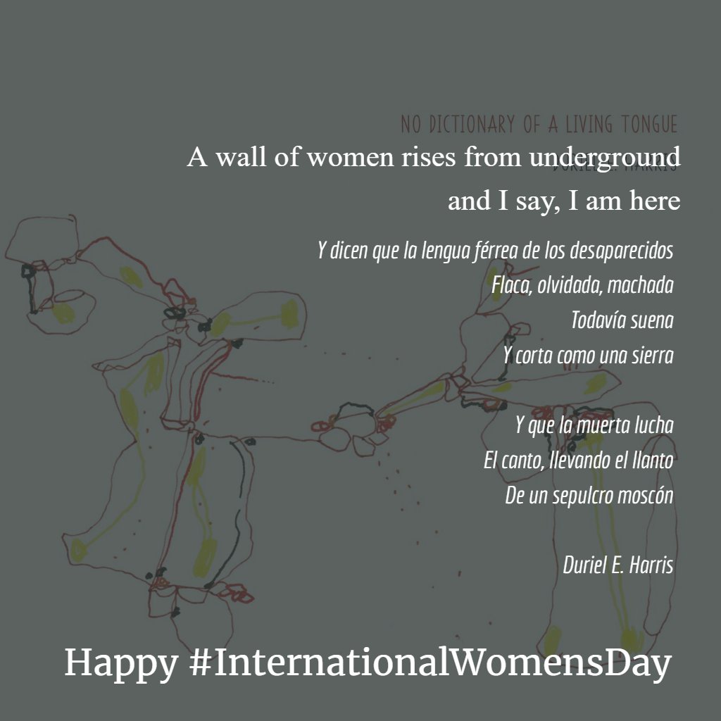 DurielEHarris's tweet image. Happy #InternationalWomensDay18 ! Join me this week at the annual Association of Writers and Writing Programs (#AWP2018) in Tampa Florida, reading from my latest book No Dictionary of a Living Tongue and speaking as Editor of Obsidian: Literature &amp;amp; Arts in the African Diaspora.