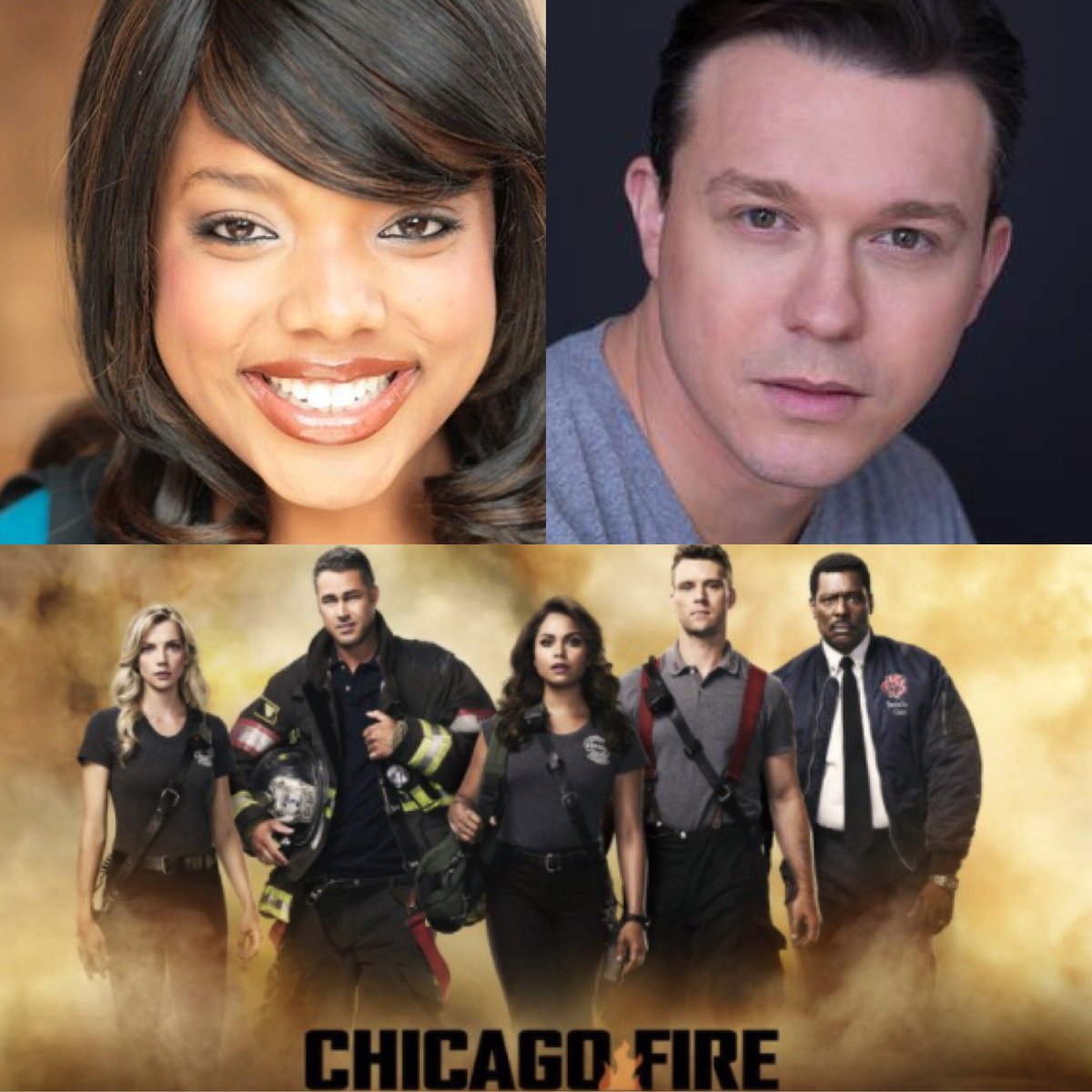 GrayTalentGroup's tweet photo. Don't miss our Sharriese Hamilton and Jason Bradley on tonight's all new episode of Chicago Fire on NBC! #ChicagoFire https://t.co/VvOsrF28qQ