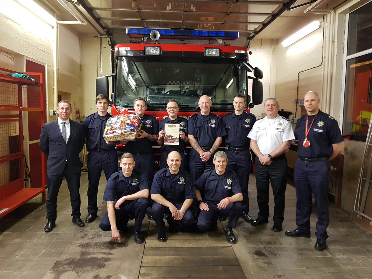 PaulGair999's tweet photo. Great to see #Binghamfs getting some recognition for the work they did to raise money for the @firefighters999 @GWilliscroft @nottsfire @damien_west there to help and support injured firefighters and their families https://t.co/prb3AZGQat