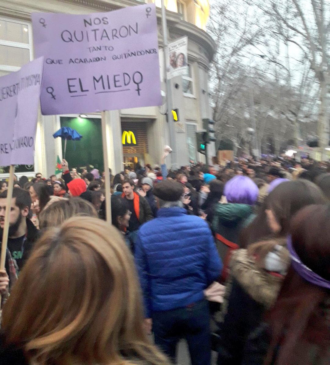 #SiNosotrasParamosSeParaElMundo #SinMiedo #JuntasLuchamosJuntasAvanzamos #HuelgaFeminista8M #AhoraEsElMomento #AvancemosXLaIgualdad