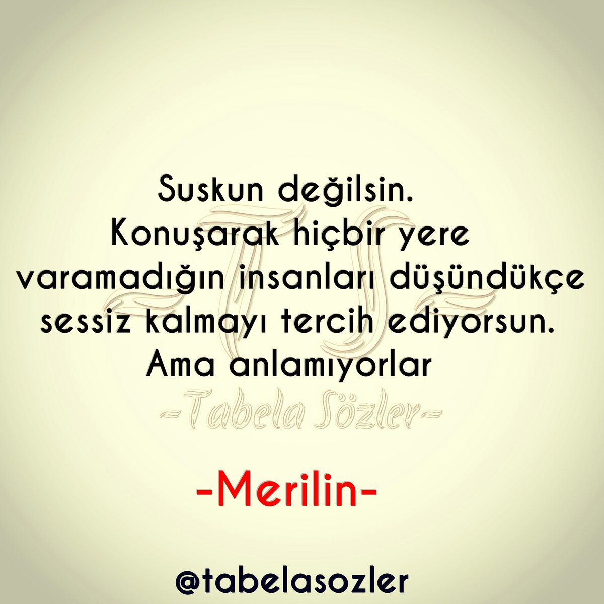 tabelasozler's tweet photo. #hayırlıgeceler #merilin #tabelasozler https://t.co/n5kVIl56iS