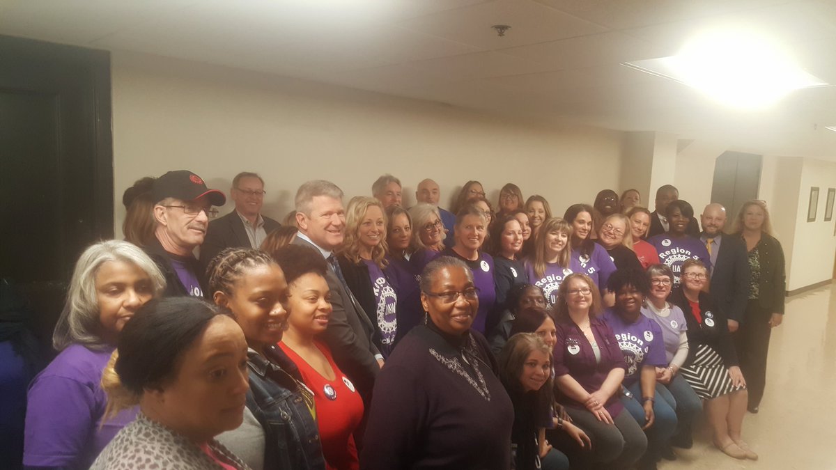 SMARTMissouri's tweet photo. It was great to see so many women of labor at the Capitol today doing some lobbying. https://t.co/0R1QBzcSKv