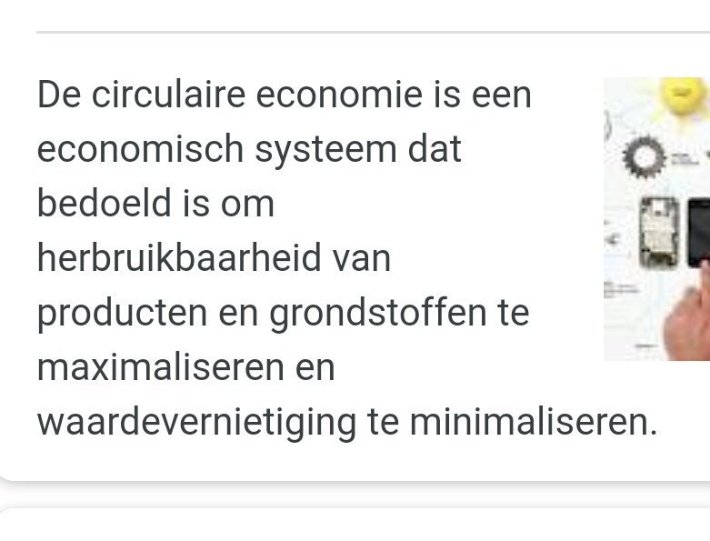 Een circulaire economie betekent een volledig systeem dat klaar is voor de toekomst, geen losse plannetjes #dd033