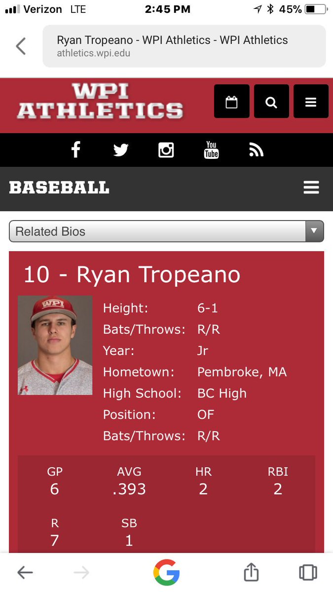 ECEaglsBsb's tweet photo. Great to see former Eagles and Coach Ryan Tropeano going yard this season with 2 round trippers this year! https://t.co/pnqPc3HL1d