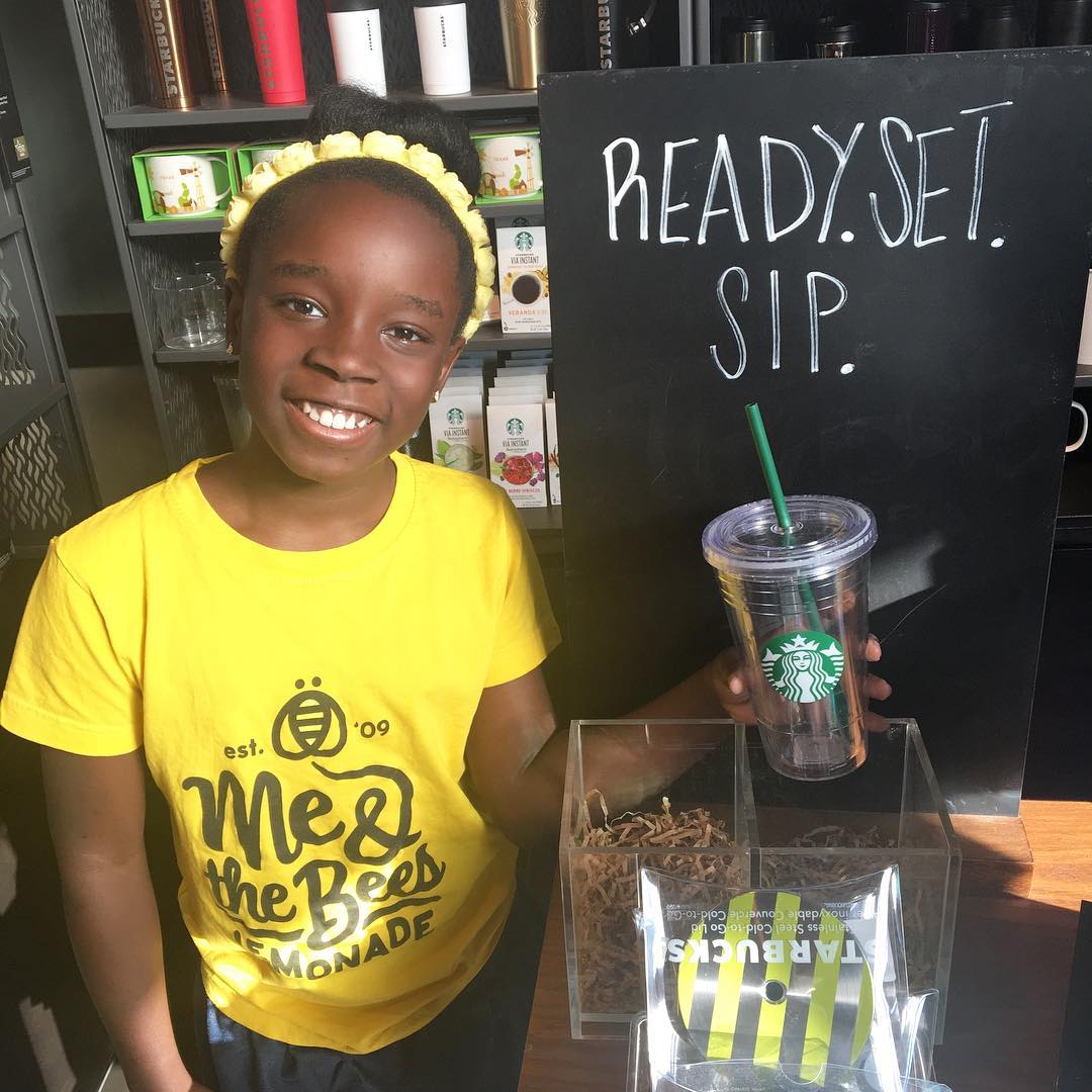 MasterBloks's tweet photo. Mikaila Ulmer of Me and the Bees Lemonade
This young entrepreneur used local honey to sweeten a batch lemonade, and the result is her wildly successful Me and the Bees Lemonade, a product found in Starbucks and Whole Foods stores across the country. https://t.co/CH6FayvEDw